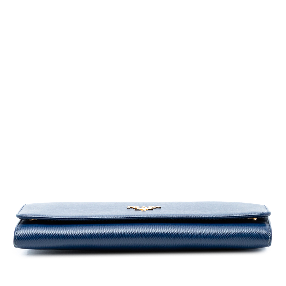 Pre-Loved Prada Saffiano Wallet On Chain - Picture 3 of 6
